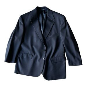 Polo by Ralph Lauren Vintage Men’s Wool Navy Blazer | size 43/41 SHT